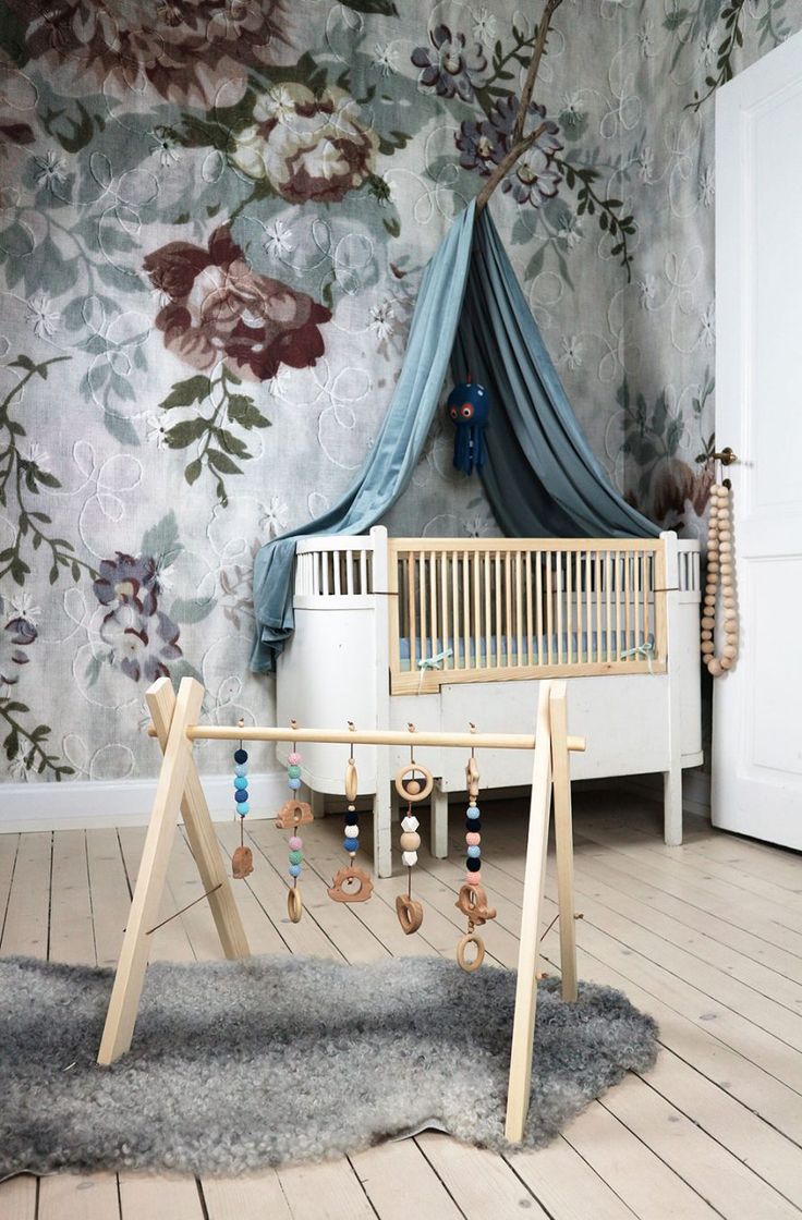 Современная детская комната в эко стиле